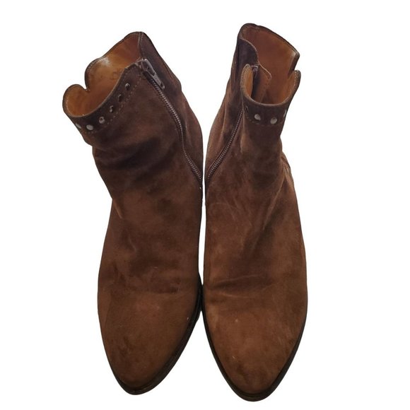 Gabor Suede Zipper Ankle Boots - Picture 2 of 10